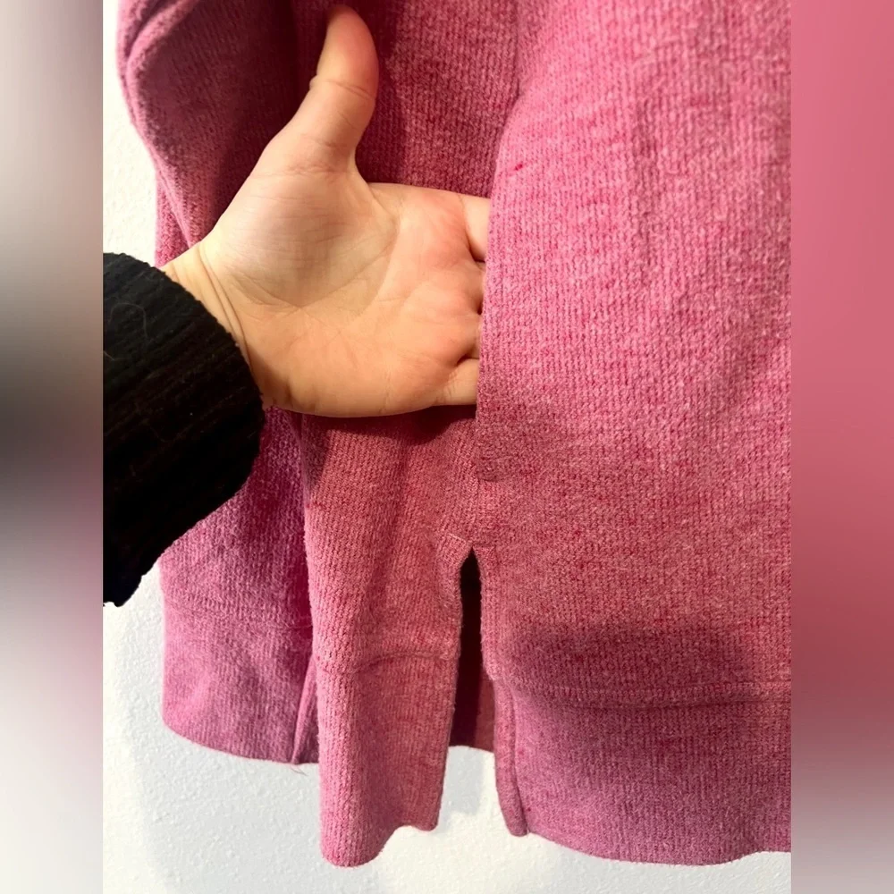 Nike Pink Cowl Neck Pull-Over Sweater - Small